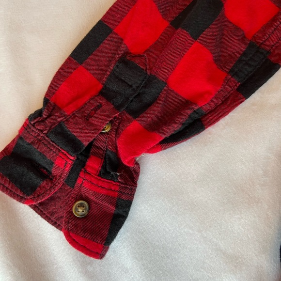 Carter’s Buffalo Plaid Christmas Holiday Flannel Shirt - Picture 4 of 5